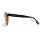 Zeal Optics Ande Plant-Based Cat-Eye Fashion Polarized Sunglasses, Coffee/Copper, Medium, 11837