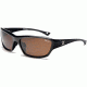 Zeal Optics Boundary Sunglasses, Black Gloss Frame and Polarized Copper Lens 10031
