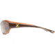 Zeal Optics Boundary Sunglasses, Brown + Orange Gloss Frame and Polarized Copper Lens 10033
