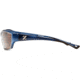 Zeal Optics Boundary Sunglasses, Clear Blue Gloss Frame and Polarized Copper Lens 10034