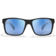 Zeal Optics Brewer Plant-Based Rectangular Polarized Sunglasses, Gloss Black/Horizon Blue, Medium, 11850