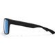 Zeal Optics Brewer Plant-Based Rectangular Polarized Sunglasses, Gloss Black/Horizon Blue, Medium, 11850