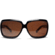 Zeal Optics Felicity Womens Sunglasses, Black Gloss Frame and Polarized Copper Lens 10024