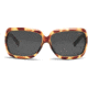Zeal Optics Felicity Womens Sunglasses, Blonde Tortoise Frame and Polarized Dark Grey Lens 10397