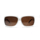 Zeal Optics Felicity Womens Sunglasses, White Gloss Frame and Polarized Copper Lens 10025