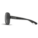 Zeal Optics Hadley Womens Sunglasses, Black Gloss Frame and Polarized Dark Grey Lens 10413