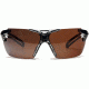 Zeal Optics Helix Sunglasses, Black Gloss Frame and Polarized Copper Lens 10053