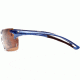 Zeal Optics Helix Sunglasses, Blue Gloss Frame and Polarized Copper Lens 10055