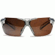 Zeal Optics Helix Sunglasses, Silver Gloss Frame and Polarized Copper Lens 10054