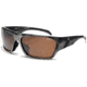 Zeal Optics Insomnia Sunglasses, Silver + Black Wood Grain Frame and Polarized Copper Lens 10041