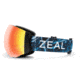 Zeal Optics Portal Goggles, Polarized Phoenix Mirror/Sky Blue Mirror Lens, Arctic Frame, Medium, 11919