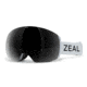 Zeal Optics Portal XL Goggles, Dark Grey Lens, Fog Frame, Large, 11908