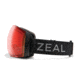 Zeal Optics Portal XL Goggles, Dark Night Frame, Automatic Rose-Base Polarized w/ Sky Blue Mirror Lens, Large, 11613