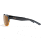 Zeal Optics Rampart Plant-Based Square Wrap Polarized Sunglasses, Gloss Torched Woodgrain/Copper, Medium, 11744
