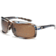 Zeal Optics Re-Entry Sunglasses, Aqua Blue Wood Grain Frame and Polarized Copper Lens 10076