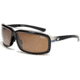 Zeal Optics Re-Entry Sunglasses, Black Gloss Frame and Polarized Copper Lens 10073