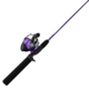 Zebco 202 ZeeBee Spincast Reel and Rod Combo, 5ft 6in Rod, Med-Light, Mod-Fast, SZ 30 Reel, RH Retrieve, 29-PC Eagle Claw Tackle Kit, Purple, 202ZB2EC562ML.FB4