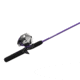 Zebco 202 ZeeBee Spincast Reel and Rod Combo, 5ft 6in Rod, Med-Light, Mod-Fast, SZ 30 Reel, RH Retrieve, 29-PC Eagle Claw Tackle Kit, Purple, 202ZB2EC562ML.FB4