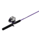 Zebco 202 ZeeBee Spincast Reel and Rod Combo, 5ft 6in Rod, Med-Light, Mod-Fast, SZ 30 Reel, RH Retrieve, 29-PC Eagle Claw Tackle Kit, Purple, 202ZB2EC562ML.FB4