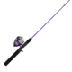 Zebco 202 ZeeBee Spincast Reel and Rod Combo, 5ft 6in Rod, Med-Light, Mod-Fast, SZ 30 Reel, RH Retrieve, 29-PC Eagle Claw Tackle Kit, Purple, 202ZB2EC562ML.FB4