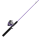 Zebco 202 ZeeBee Spincast Reel and Rod Combo, 5ft 6in Rod, Med-Light, Mod-Fast, SZ 30 Reel, RH Retrieve, 29-PC Eagle Claw Tackle Kit, Purple, 202ZB2EC562ML.FB4