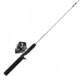 Zebco 202 ZeeBee Spincast Reel and Rod Combo, 5ft 6in Rod, Med-Light, Mod-Fast, SZ 30 Reel, RH Retrieve, 29-PC Eagle Claw Tackle Kit, Silver/Black, 202ZB1EC562ML.FB4