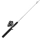 Zebco 202 ZeeBee Spincast Reel and Rod Combo, 5ft 6in Rod, Med-Light, Mod-Fast, SZ 30 Reel, RH Retrieve, 29-PC Eagle Claw Tackle Kit, Silver/Black, 202ZB1EC562ML.FB4
