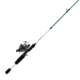 Zebco 33 Custom-Z Spincast Reel and Rod Combo, 6ft 6in 2-PC Telescopic Rod, Medium, Fast, SZ 30 Reel, 4.1-1 Ratio, 14-PC Strike King Tackle Kit, Silver/Blue, 33CZ1SK662M.FB4