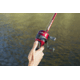Zebco 33 Custom Z Spincast Reel and Rod Combo, 6ft 2-PC Fiberglass Rod w/ EVA Handle, QuickSet Anti-Reverse Reel w/ Bite Alert, Red, 33CZRD602MA.NS4