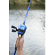 Zebco 33 CustomZ Spincast Reel and Rod Combo, 6ft 2-PC Fiberglass Rod w/ EVA Handle, QuickSet Anti-Reverse Reel w/ Bite Alert, Blue, 33CZBL602MA.NS4