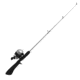 Zebco 33 Dock Spincast Reel and Rod Combo, 42in 1-PC Z-Glass Rod w/ EVA Handle, QuickSet Anti-Reverse Reel w/ Bite Alert, Silver, 33DOCK421MLB.NS4