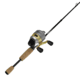 Zebco 33 Gold Max Spincast Reel and Rod Combo, 6ft 6in 2-PC Fiberglass Rod w/ Cork Handle, QuickSet Anti-Reverse Reel, Silver/Gold, 33MXG662MHA.NS4