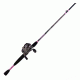Zebco 33 LADIES CAMO 6' 2PC MED SPINCAST COMBO 33LCAMO602M.10.NS4