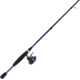 Zebco 33 Micro Customz 2 Piece Ml Triggerspin Combo 4lb, Blue, 5ft, 0014-3949-BLUE