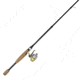 Zebco 33 Gold Micro Trigger Spincast Reel and Rod Combo, 5ft 2-PC Fiberglass Rod, Cork Rod Handle, Instant Anti-Reverse Clutch, Pre-spooled w/ 4lb Zebco Cajun Line, Silver/Gold, 33MTG502ULA.NS4