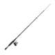 Zebco 33 Micro Triggerspin Spincast Reel and Telescopic Rod Combo, Extendable 19in to 5ft Telescopic Pole, QuickSet Anti-Reverse Reel w/ Bite Alert, Silver/Black, 33MTN505ULTEL.FB4
