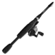 Zebco 33 Micro Triggerspin Spincast Reel and Telescopic Rod Combo, Extendable 19in to 5ft Telescopic Pole, QuickSet Anti-Reverse Reel w/ Bite Alert, Silver/Black, 33MTN505ULTEL.FB4