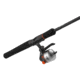 Zebco 33 Micro Adventure Trigger Spincast Reel and Rod Combo, 36in Telescopic Rod, Ultra-Light, Moderate, Solid Fiberglass Tip, Micro 33 Reel, Silver/Green, 33MTN3ULTEL.FB4