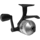 Zebco 33 Micro Trigger Spincast Reel, SZ 10 Reel, Changeable Righ/Left Retrieve, Built-In Bite Alert, All-Metal Gears, Pre-Spooled w/ 4lb Zebco Cajun Line, Silver/Black, 33MTN.BX6