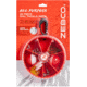 Zebco All Purpose Fishing Tackle Dial Pack, 26 Total Pieces, Hooks, Sinkers, Bobbers, Jig Heads, Grubs, 360-Degree Rotating Carabiner, Rotating Locking Clear Plastic Lid, Red, ZAPDIALPACK.CP4