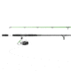 Zebco Bite Alert Spinning Reel and Rod Combo, 7ft 2-PC Fiberglass Pole, Extended EVA Handle, SZ 60 Reel, Pre-Spooled w/ 20lb Zebco Line, 4.9-1 Ratio, Black/White, BA60702MHA.NS3