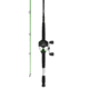 Zebco Bite Alert Spincast Reel and Rod Combo, 7ft 2-PC Fiberglass Rod w/ Built-in Hook Keeper, Electronic Bite Alert Reel w/ Ceramic Pick-Up Pin and Dial-Adjustable Drag, BA808J702MHA.NS3