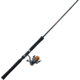 Zebco Crappie Fighter Spinning Combo, 10 ft, Gray/Orange, CRFUL102LA.NS4