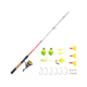 Zebco Ready Tackle Crappie 10sz 6 ft 6 in Spinning Combo w/Mr. Crappie Tackle, 2 Pieces, Ultra Light, 21-44697