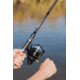Zebco Roam 20 Size Spinning Combo, 8 lb Line, w/2 Piece Medium Light Rod, Black, 6ft, ROAMBK20602ML.NS3