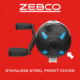 Zebco Roam Spincast Reel, SZ 30 Reel, Changeable Right or LH Retrieve, Pre-Spooled w/ 10lb Zebco Fishing Line, Stainless Steel Front Cover, Blue, ROAMBL.BX3