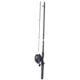 Zebco Roam Spincast Combo, 2 Piece, 6 ft, Black, ROAM3BL602M.NS3
