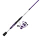 Zebco Roam Spinning Reel and Rod Combo, 6ft 2-PC Fiberglass Pole, Split ComfortGrip Handle, Soft-Touch Handle Knob, SZ 20 Reel, Purple, ROAMPR20602ML.NS3