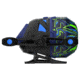 Zebco Roam Spincast Reel and Rod Combo, 6ft 2-PC Fiberglass Pole, ComfortGrip Handle, QuickSet Anti-Reverse Reel, Pre-Spooled w/ 10lb Zebco Line, Blue/Green, ROAMBG3602M.NS3