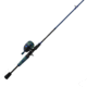 Zebco Roam Spincast Reel and Rod Combo, 6ft 2-PC Fiberglass Pole, ComfortGrip Handle, QuickSet Anti-Reverse Reel, Pre-Spooled w/ 10lb Zebco Line, Blue/Green, ROAMBG3602M.NS3